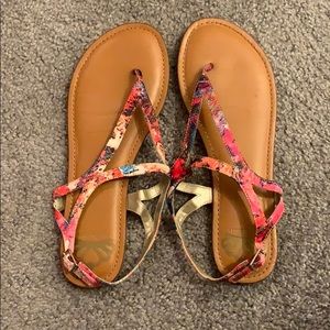 Fergalicious multicolored sandals